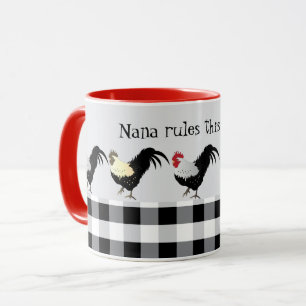 Rule the Roost Rooster Mug
