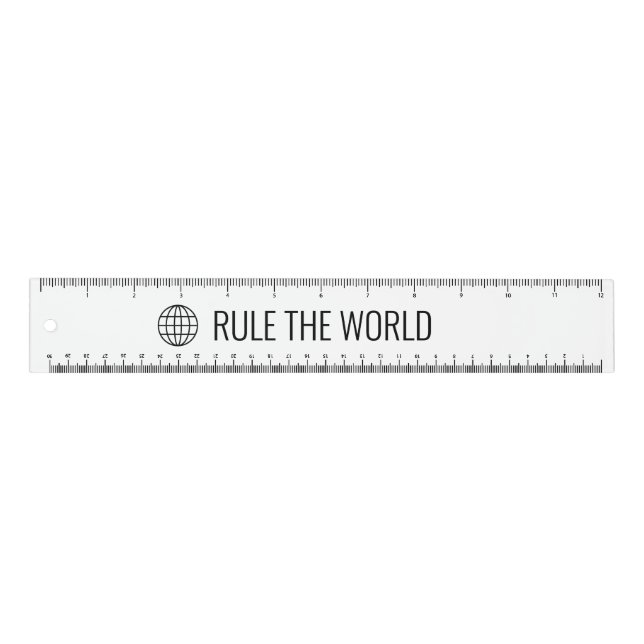 Rule the world with a custom ruler (Front)