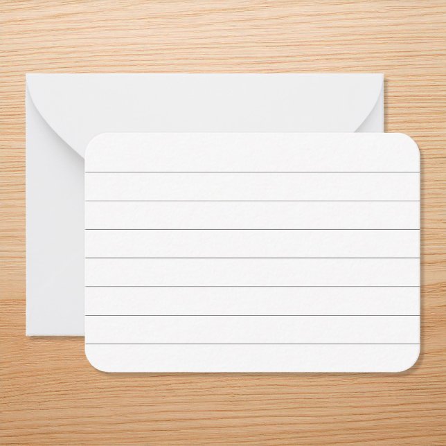 Ruled Index Note Card (Creator Uploaded)