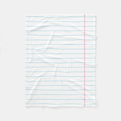 RULED LINED PAPER BLANKET
