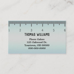 ruler graphic for business business card