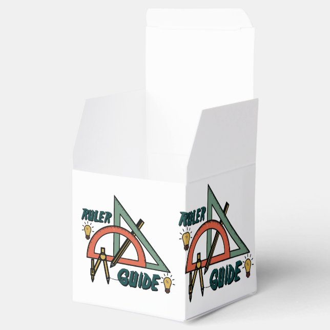 Ruler Guide, High School Favor Boxes (Opened)