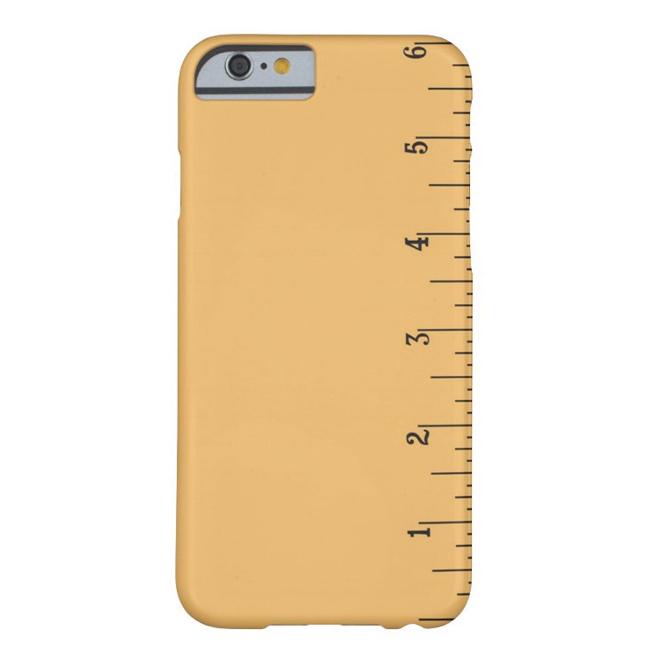 Ruler iPhone 6 case Zazzle