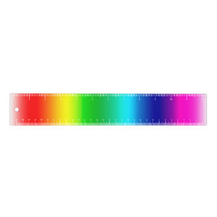 Ruler - Rainbow Colors