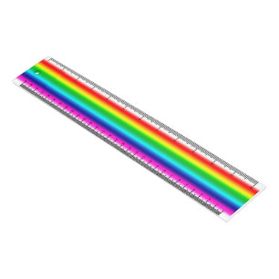 Ruler - Rainbow Stripes