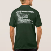 Kerner BeWild Brand Top Ten Rules for Dating My Daughter Mens T-Shirt