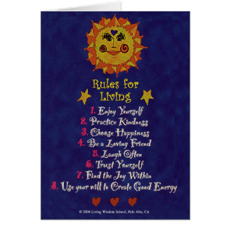 Rules for Living Cards