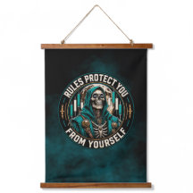 Rules Protect You From Yourself Teal Smoke Reaper