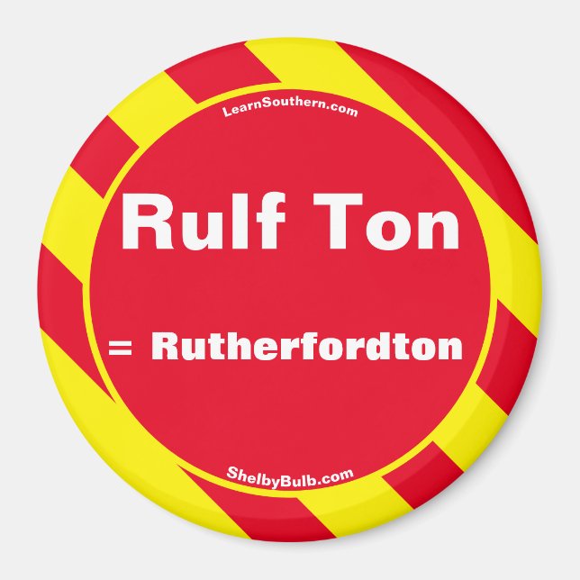 Rulf Ton Red/Yellow Magnet (Front)