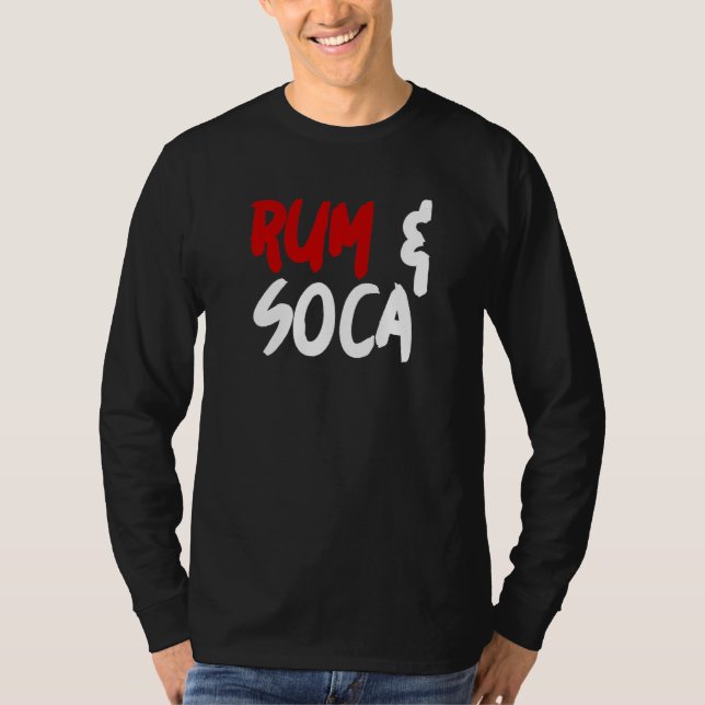 Rum and Soca   T-Shirt (Front)