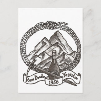 Rum Doodle Postcard