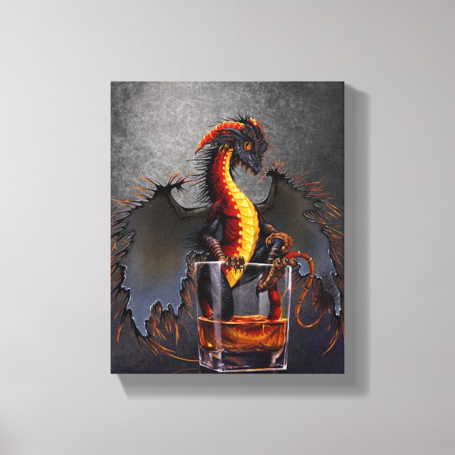 Rum Dragon 8x10 Canvas Print (Front)