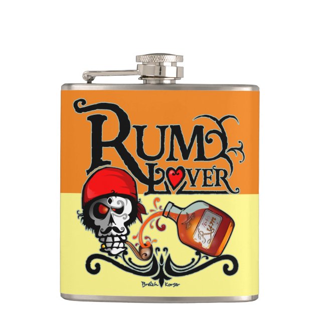 Rum lover Blade Flask (Front)