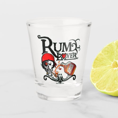 Rum Lover shot glass