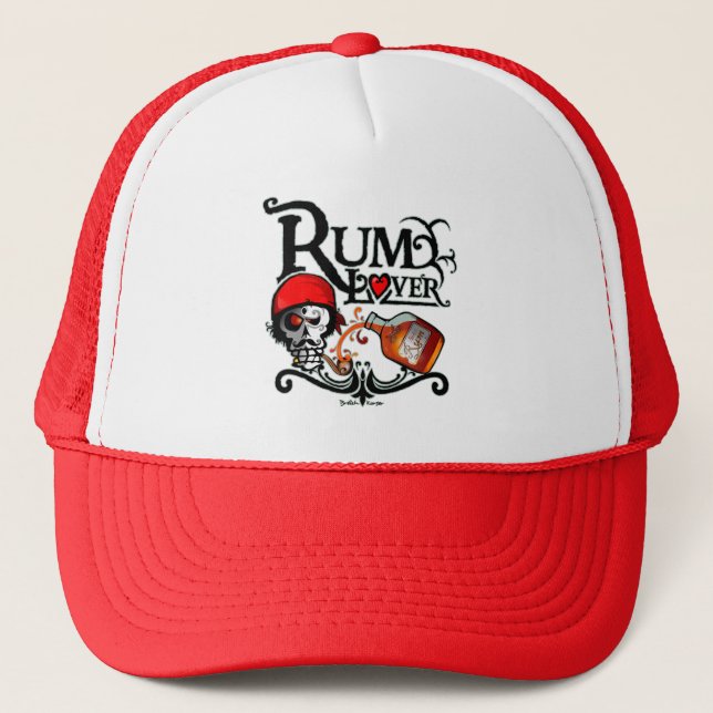 Rum lover trucker hat (Front)