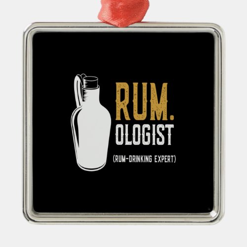 rum ologist metal ornament