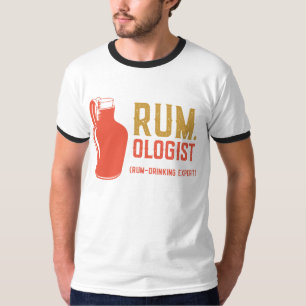 Rum ologist wine lover Men's Basic Ringer  T-Shirt