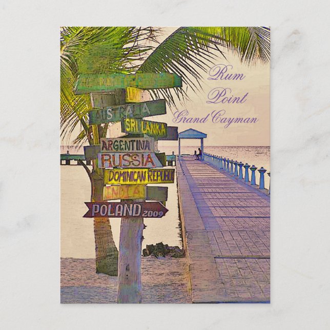 RUM POINT, GRAND CAYMAN ISLAND POSTCARD (Front)