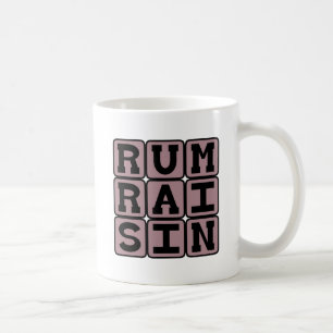 Rum Raisin, Ice Cream Flavor Coffee Mug