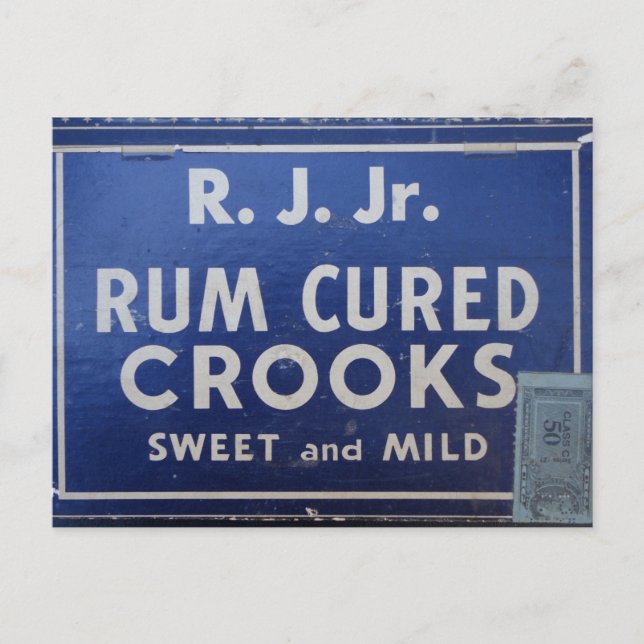 Rum Soaked Crooks Postcard (Front)