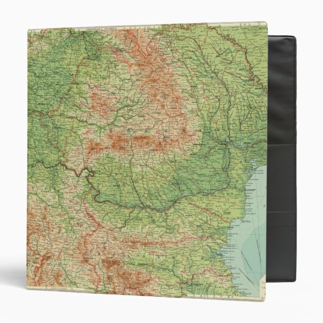 Rumania & adjacent states binder (Front/Inside)