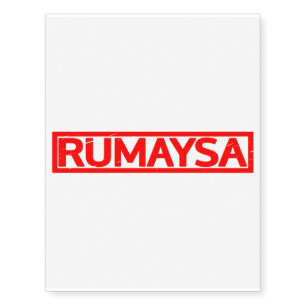 Rumaysa Stamp Temporary Tattoos