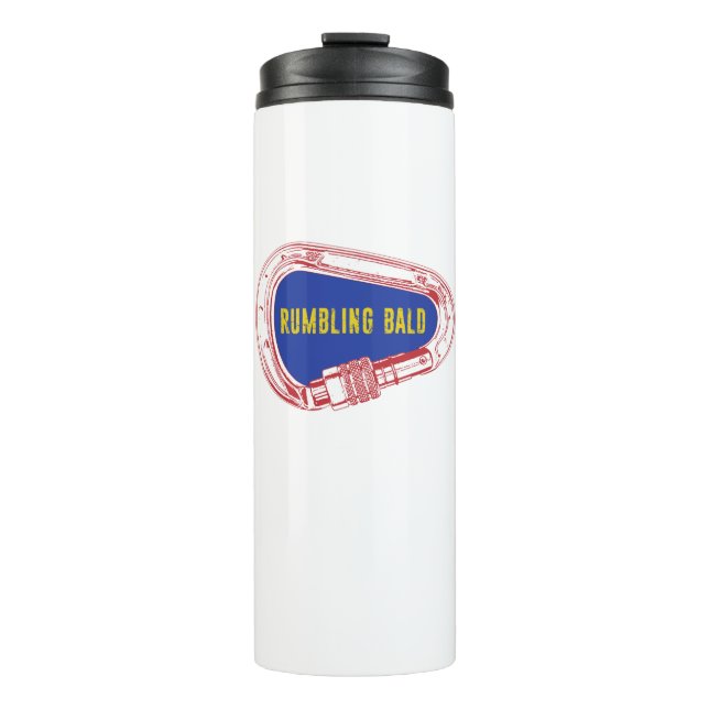 Rumbling Bald Climbing Carabiner Thermal Tumbler (Front)