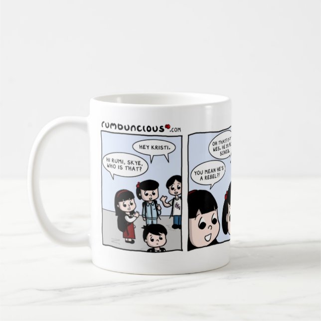 rumbuncious™ #6 coffee mug (Left)