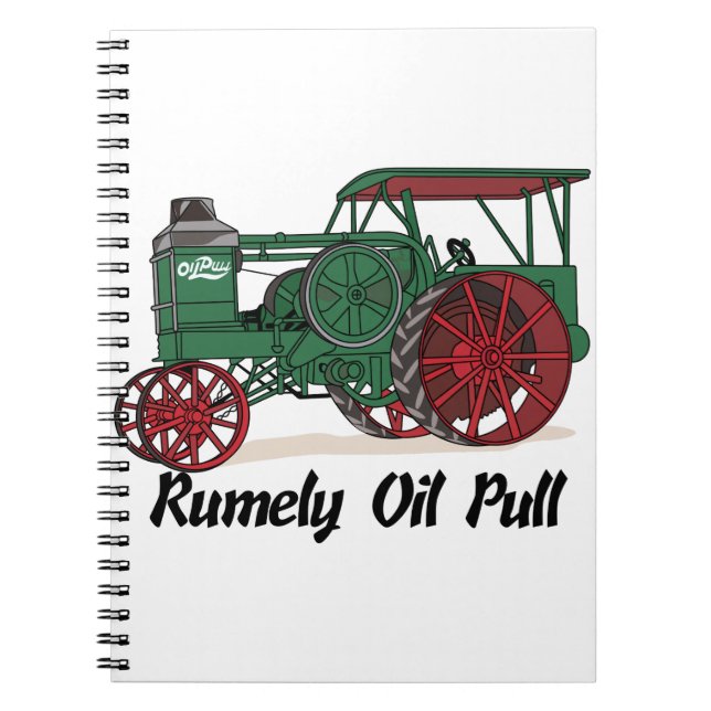 Rumely Oil Pull Tractor Notebook (Front)