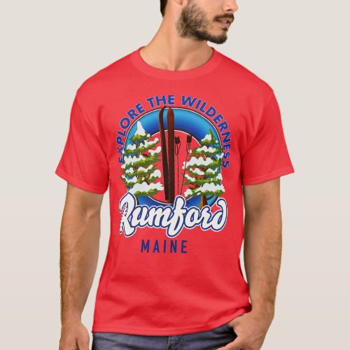 Rumford Maine Ski travel T_Shirt