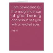 Rumi Eyes Card (Front)