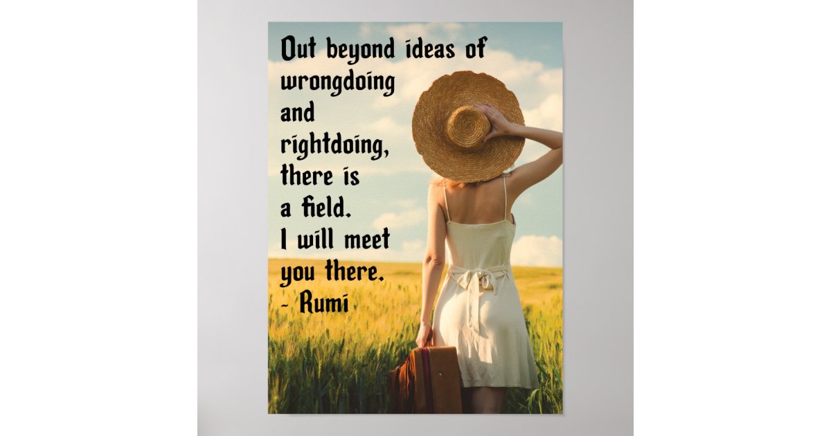 RumiI'll meet you there Poster