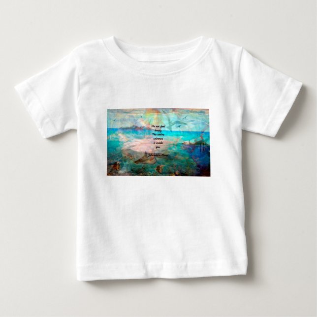 Rumi Inspiration Quote About The Universe Baby T-Shirt (Front)