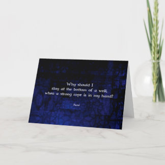 Rumi Inspirational Taking Action Quote Card