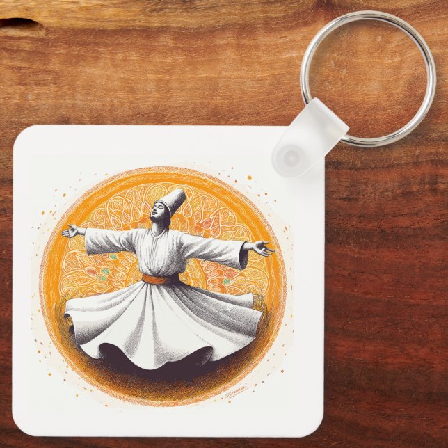 rumi Keychain (Back)