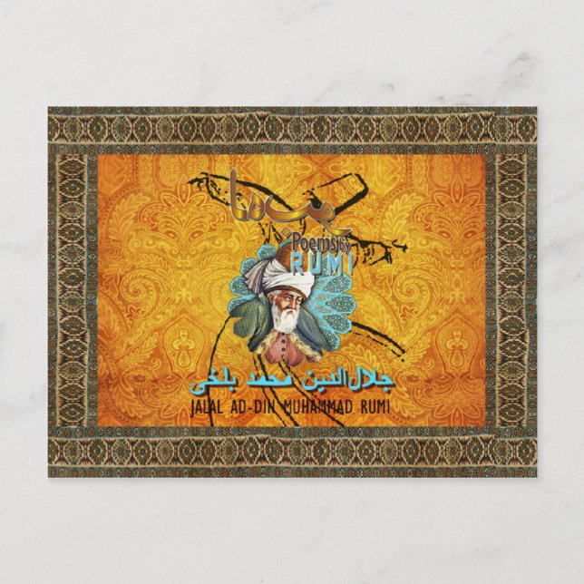 RUMI Love Poems - Postcard (Front)