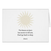 Rumi Morning Poetry (Front Horizontal)