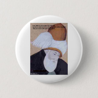 Rumi "Obstacles Of Love" Quote On Gifts Tees Cards Button