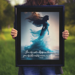 Rumi Ocean Quote Dreamscape  Poster