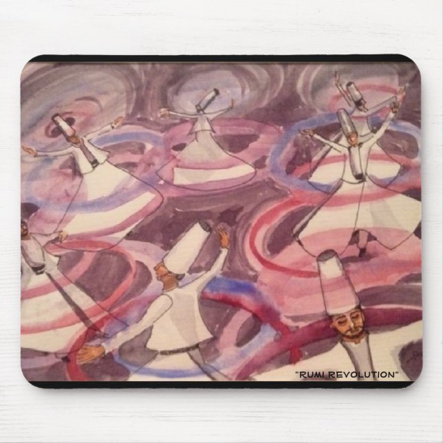 "Rumi Revolution" Mouse Pad (Front)