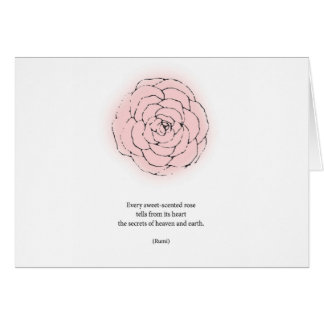 Rumi Rose Poetry Cards