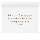 Rumi Soul joy Cards (Inside Horizontal (Bottom))