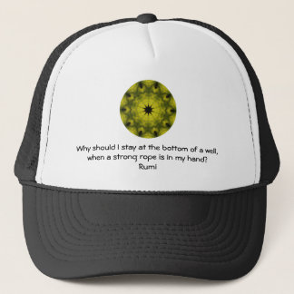 Rumi Taking Action Inspirational Quotation Saying Trucker Hat