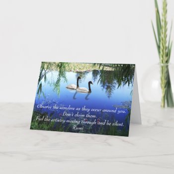 Rumi The Wonders Card by Motivators at Zazzle