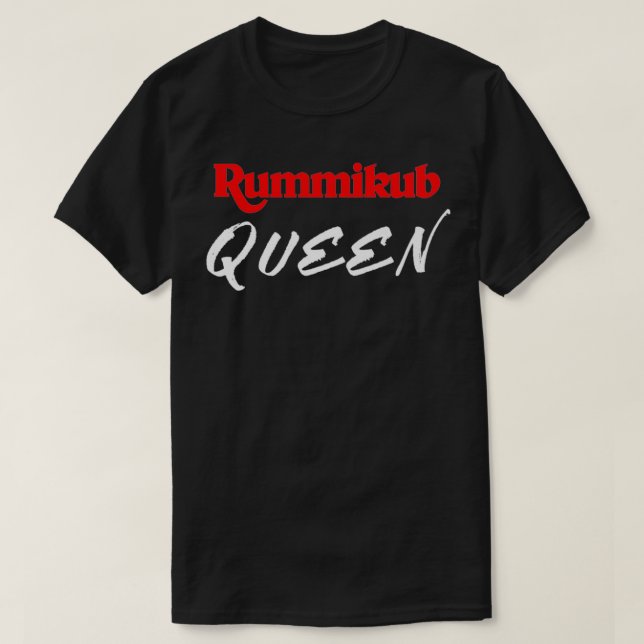 Rummikub Queen Player Fan Premium  T-Shirt (Design Front)