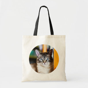 Rummy Full of Flies Siamese Cat Tote Bag