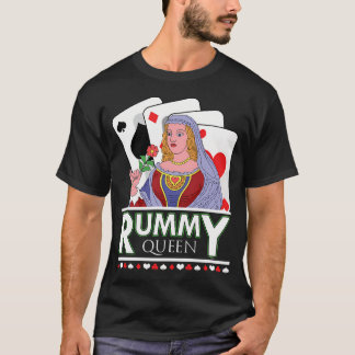 Rummy Queen Card Deck T-Shirt