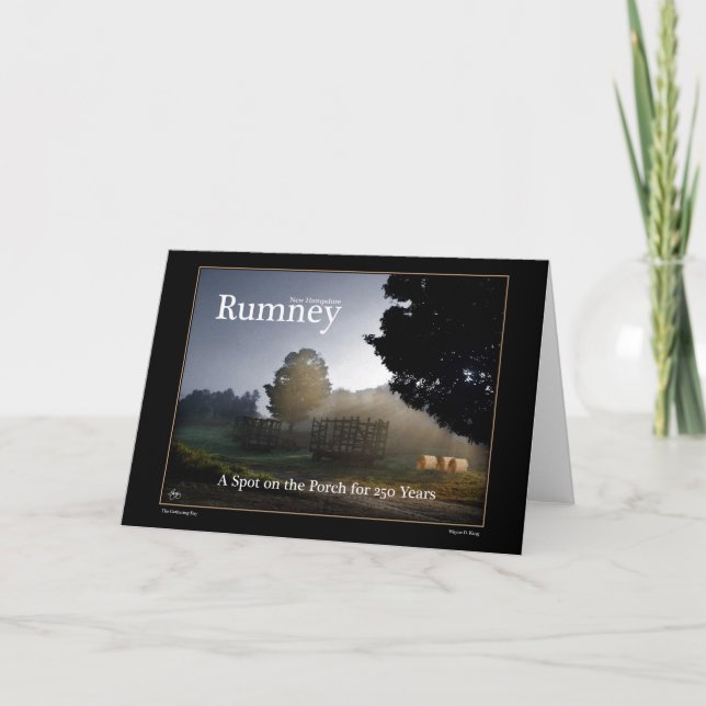 Rumney, New Hampshire at 250 Card (Front)