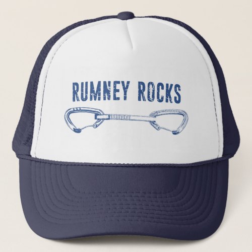 Rumney Rocks Climbing Quickdraw Trucker Hat