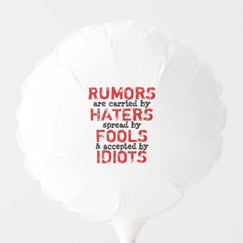 Rumors _ balloon